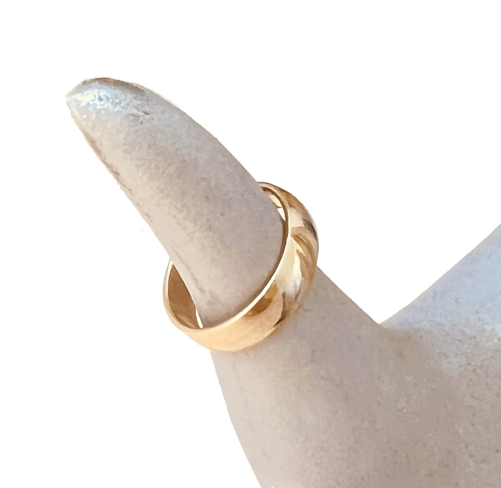 5mm Bold Sterling or Gold Fill Band