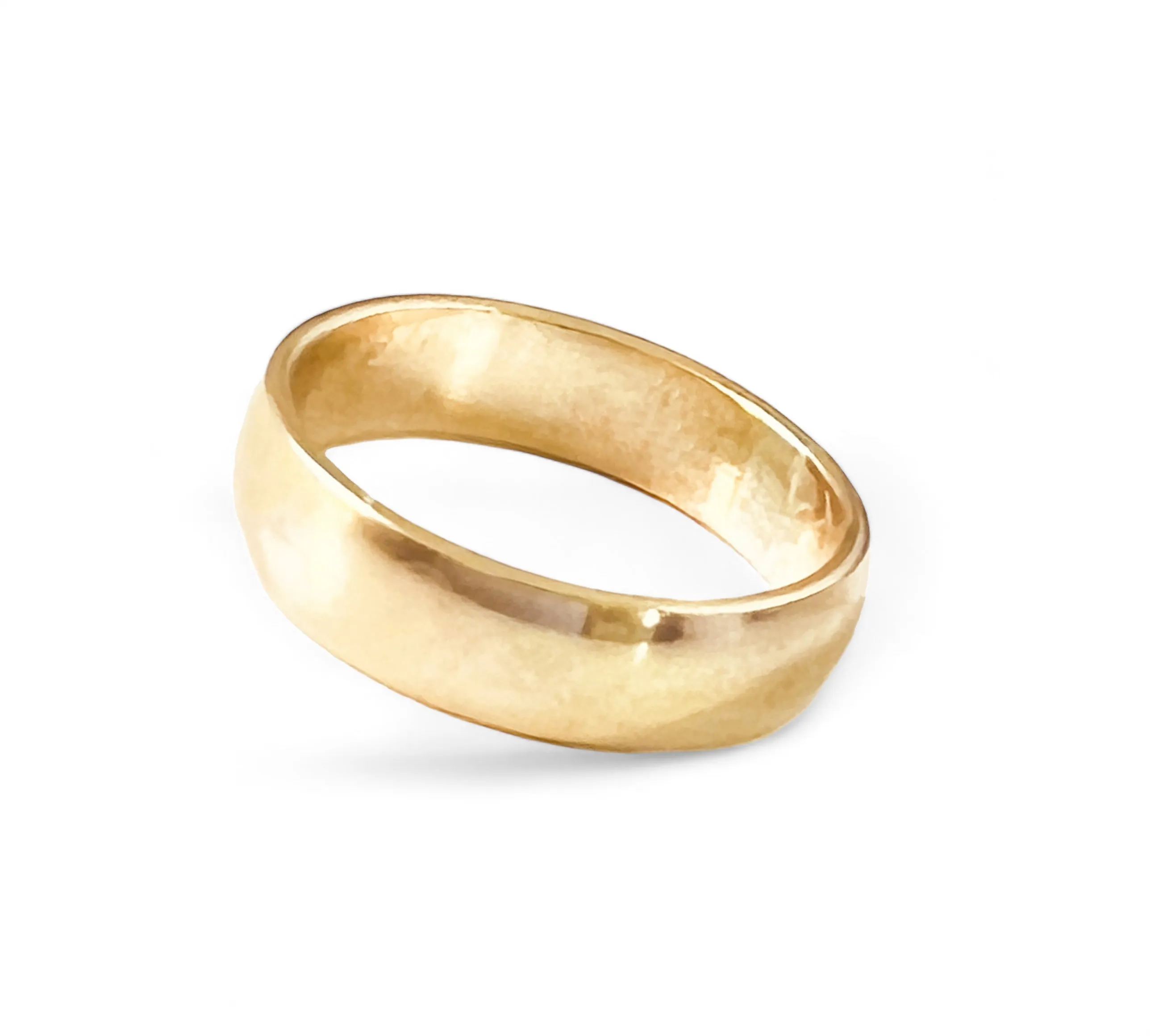 5mm Bold Sterling or Gold Fill Band