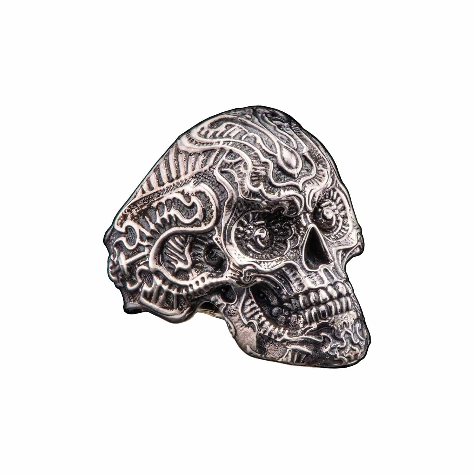 Calavera Sugar Skull Ring