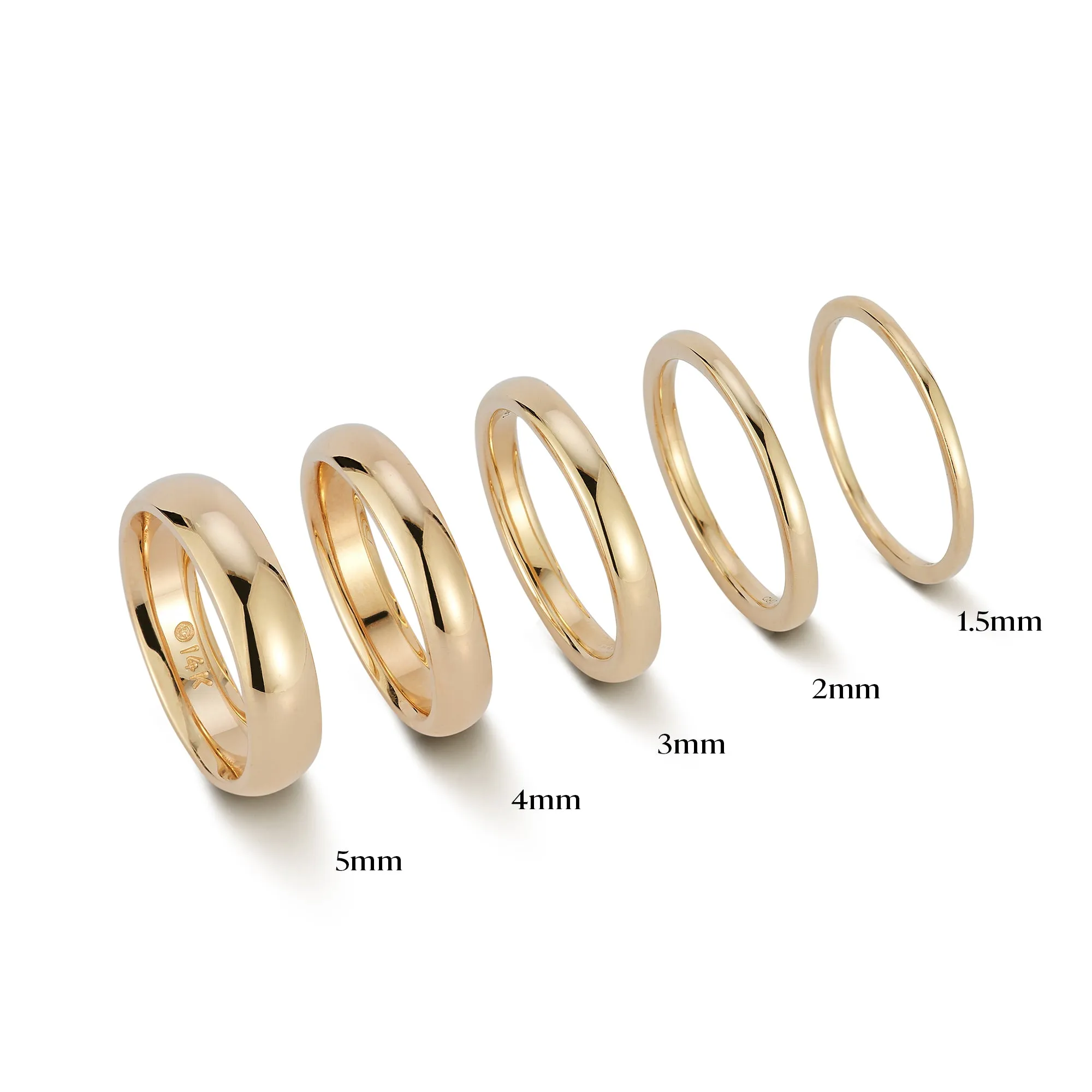 DRD 5mm Gold Band