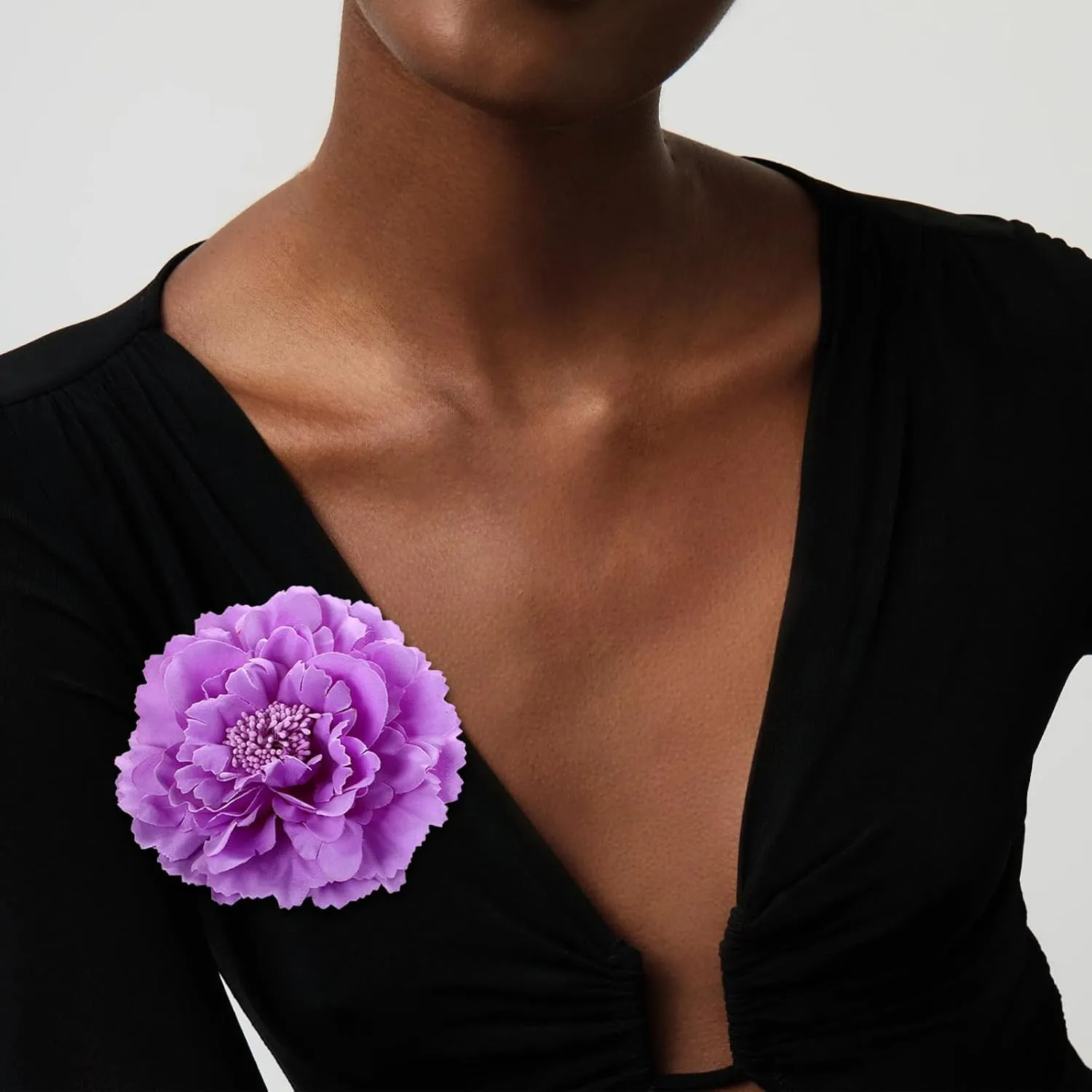 Flower Brooches and Pins for Women Fashion Flower Hair Clips Large Floral Lapel Pins Decorative Brooch Pins for Clothes Accessories Jewelry Gifts