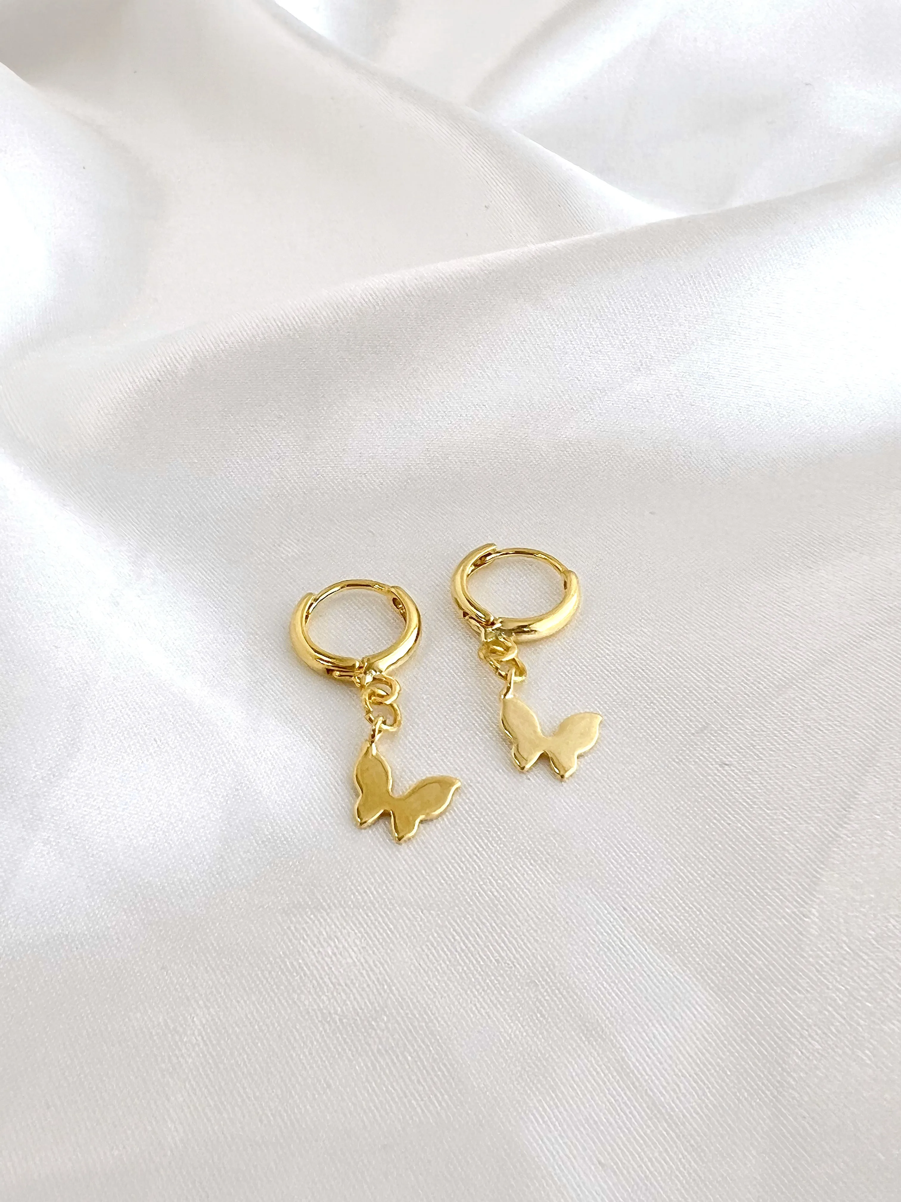 Gold Butterfly Huggies