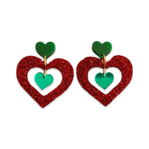 Heart of Christmas - earrings - Set of 2