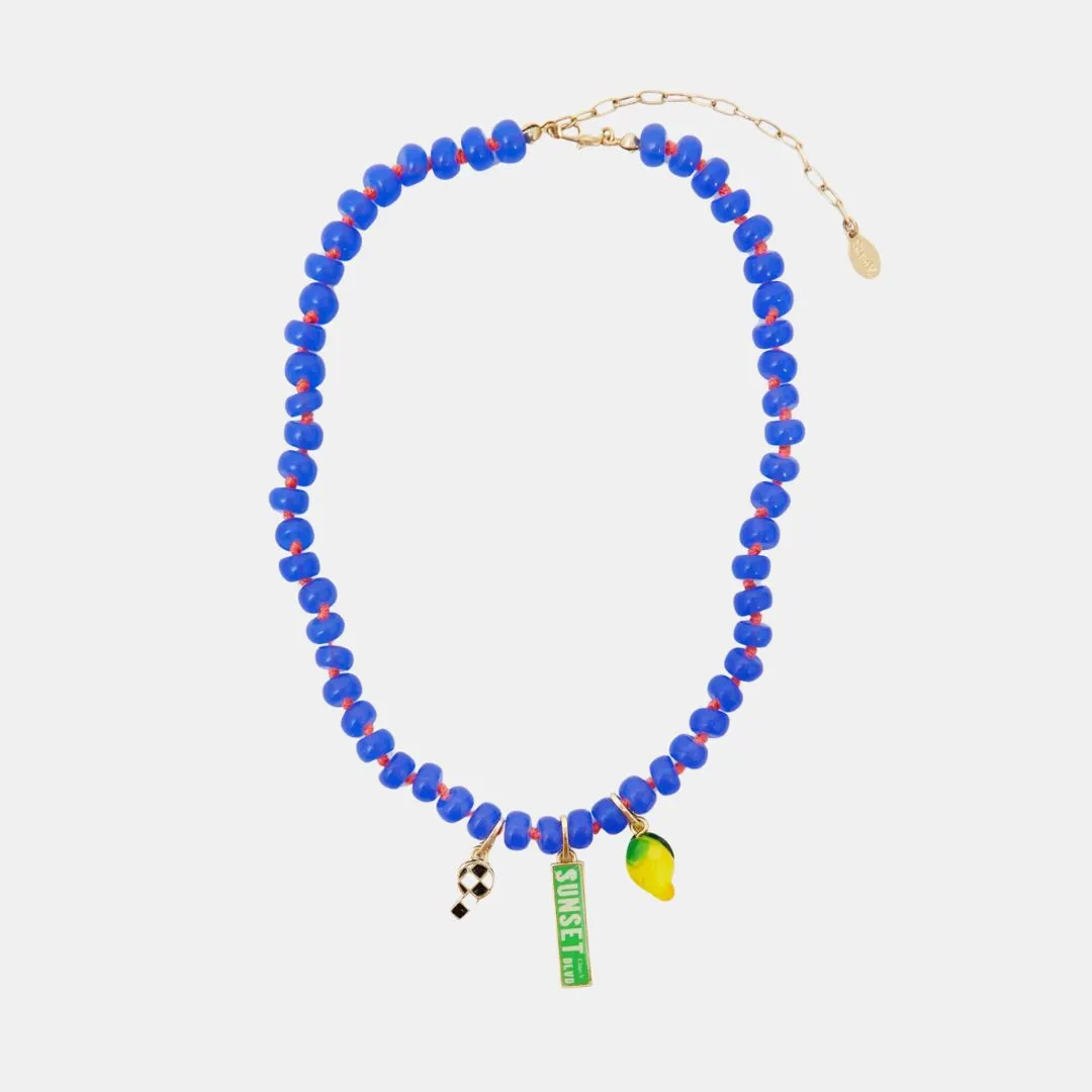La Rue Sunset Charm (Vintage Gold   Emerald)