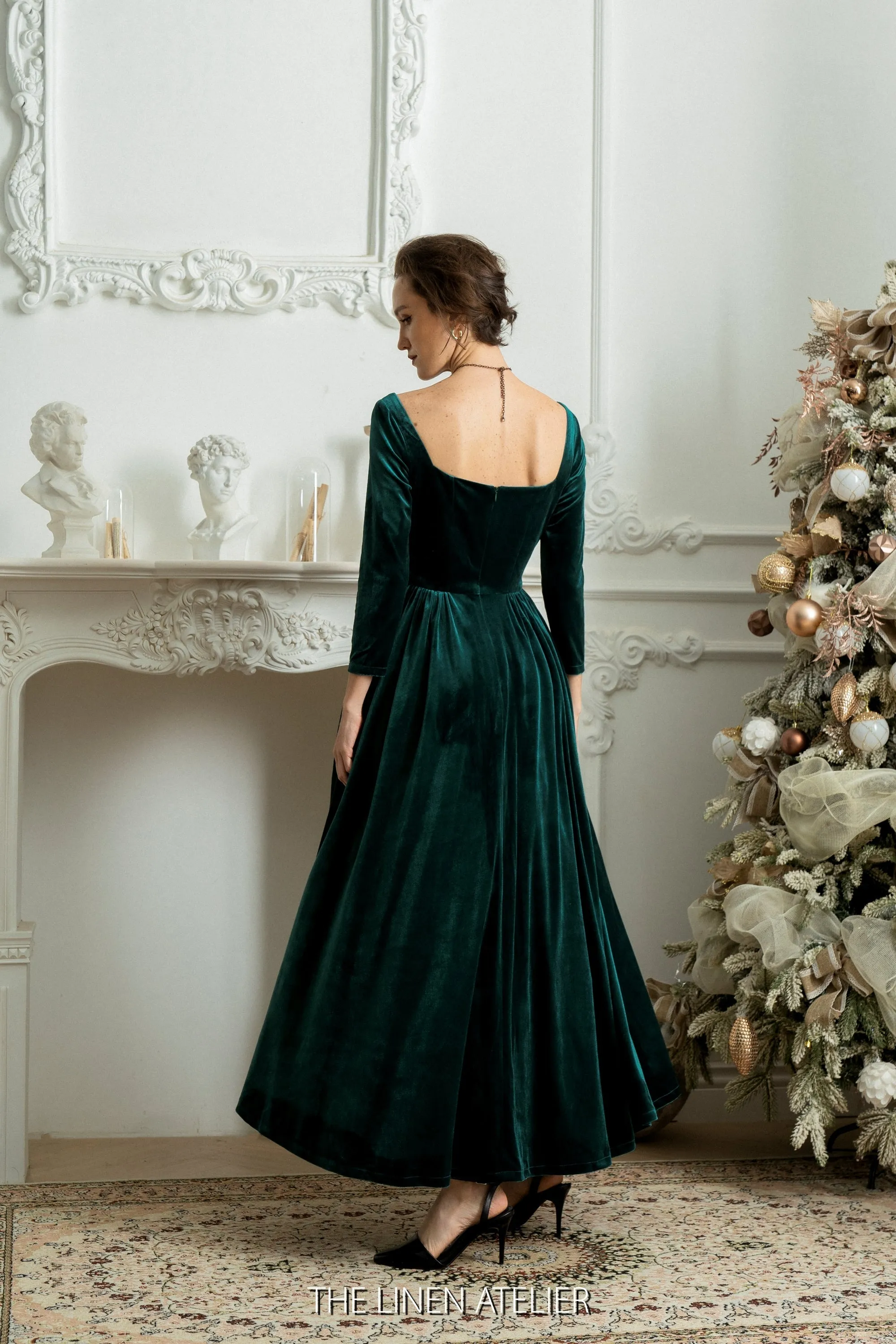 LAURA Velvet Dresses For Women