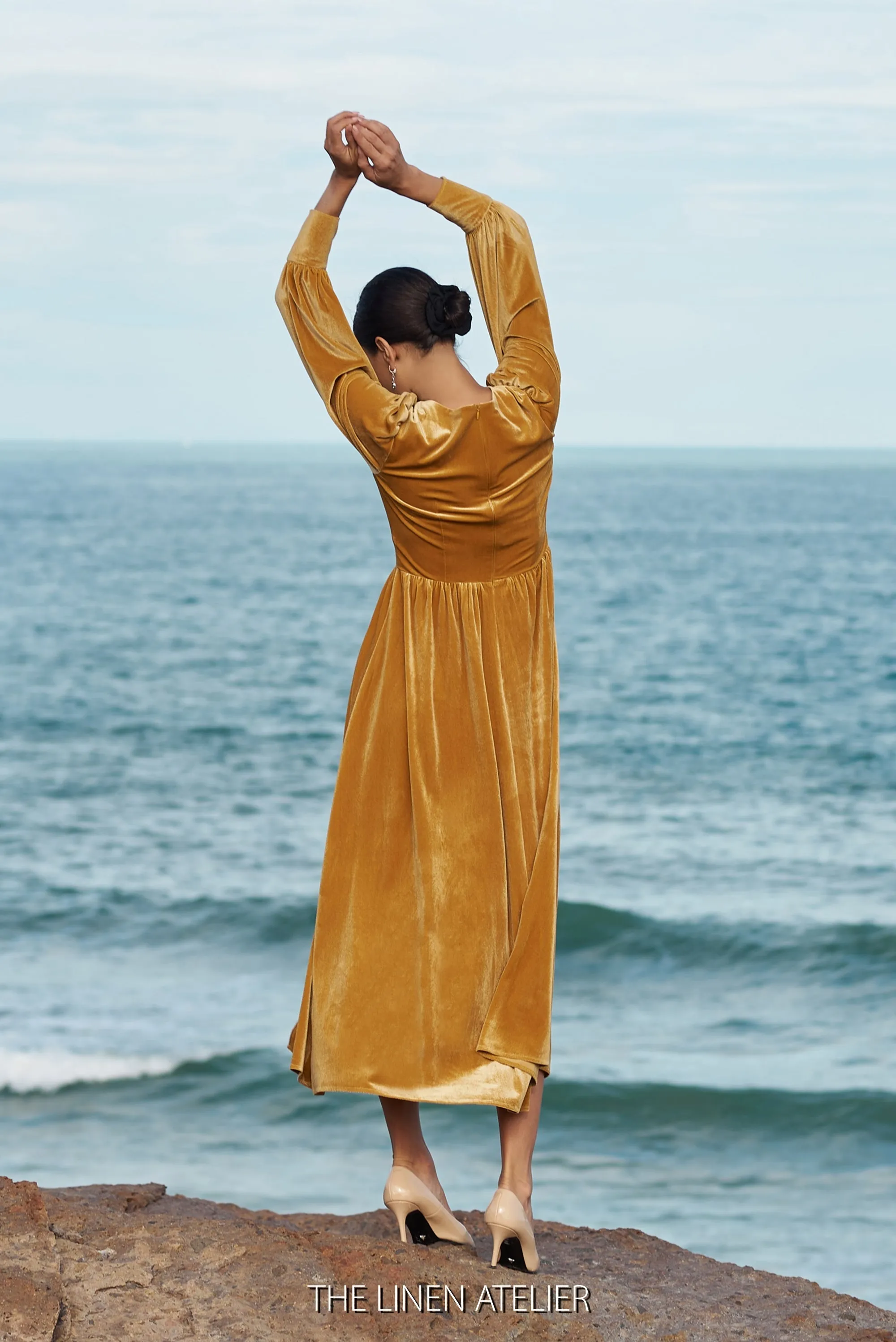LELA Fit And Flare Party Evening Dress
