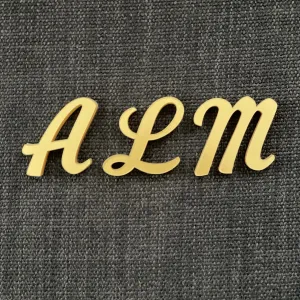 Letter - Brooch Made to order