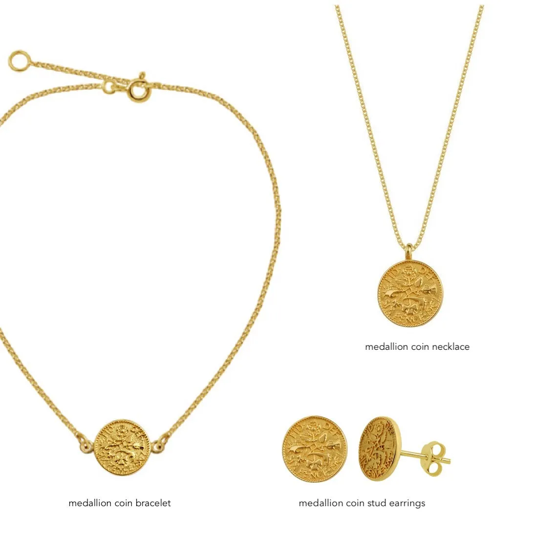 Medallion Coin Bracelet