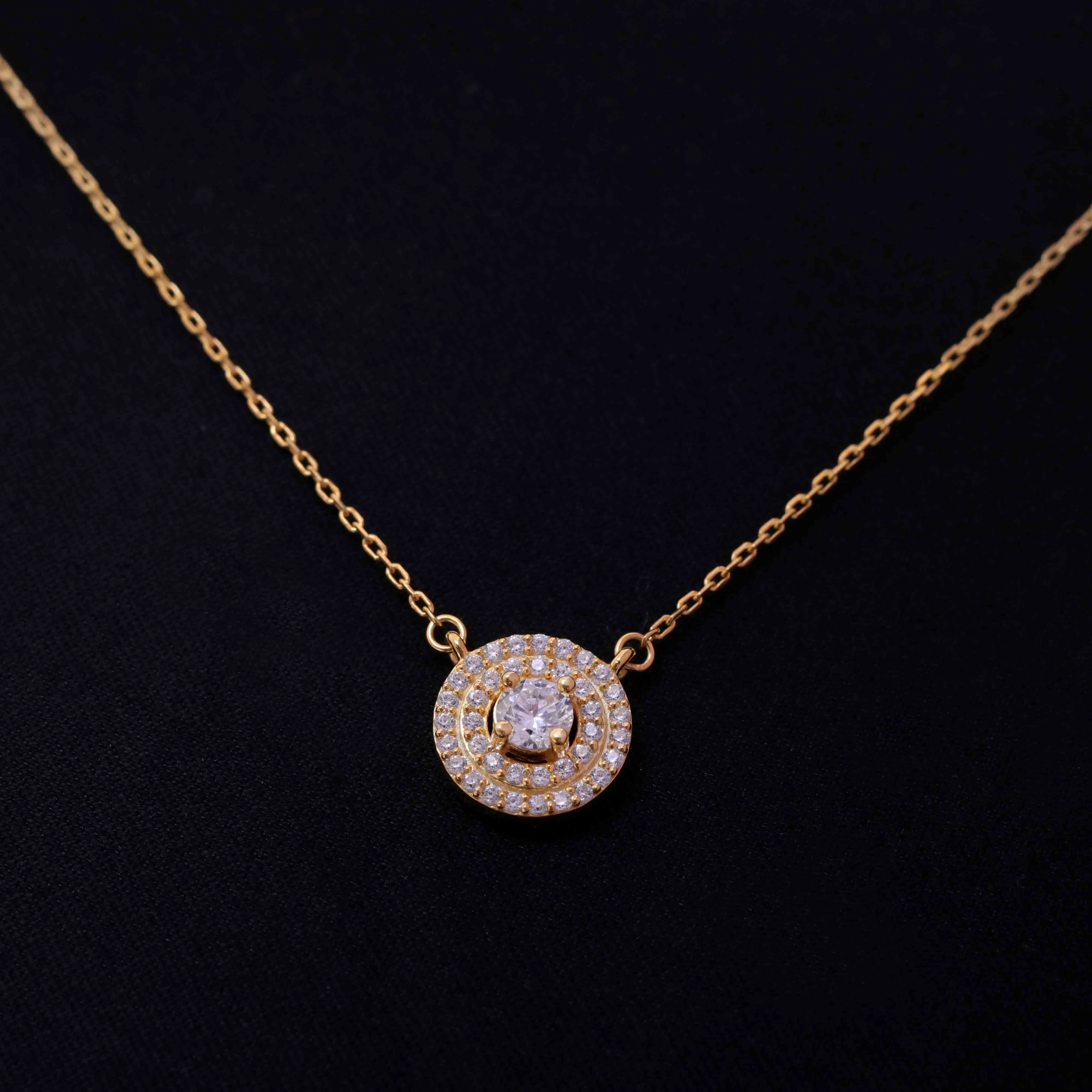 Modern Sterling Silver Pendant Necklace