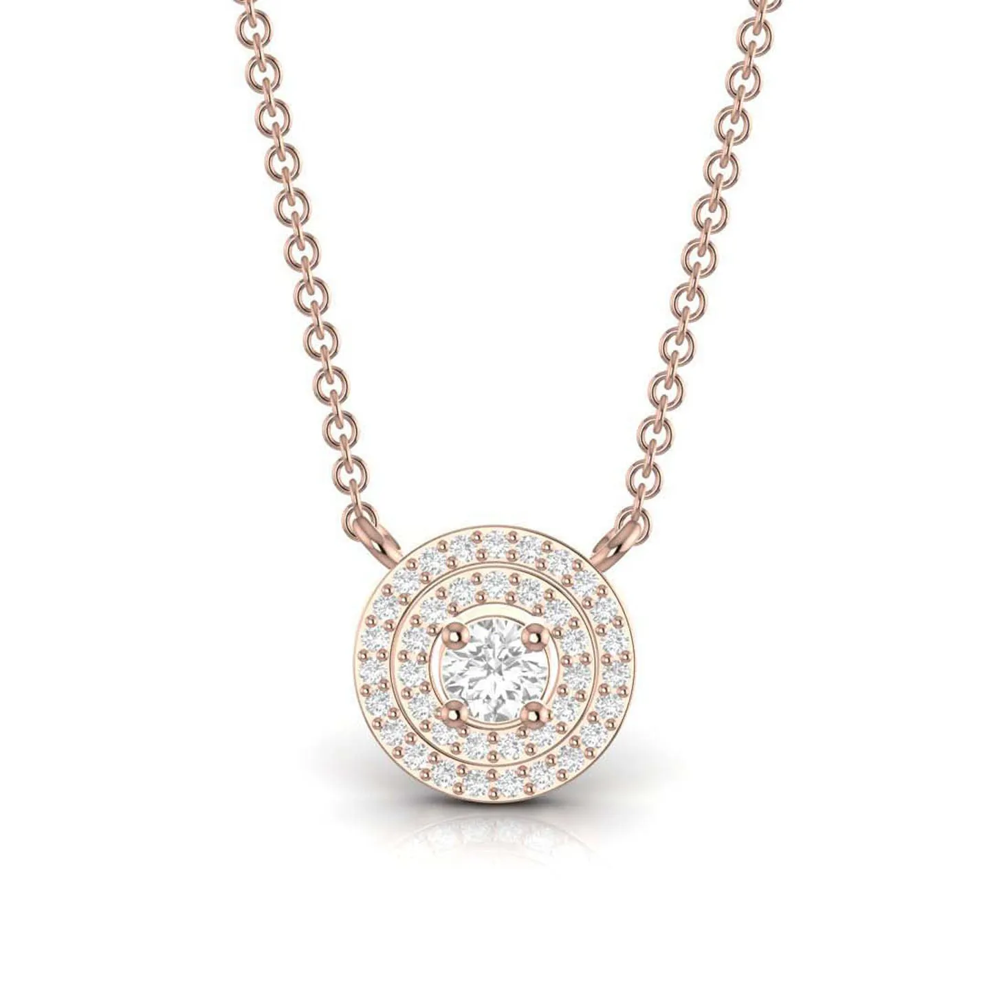 Modern Sterling Silver Pendant Necklace