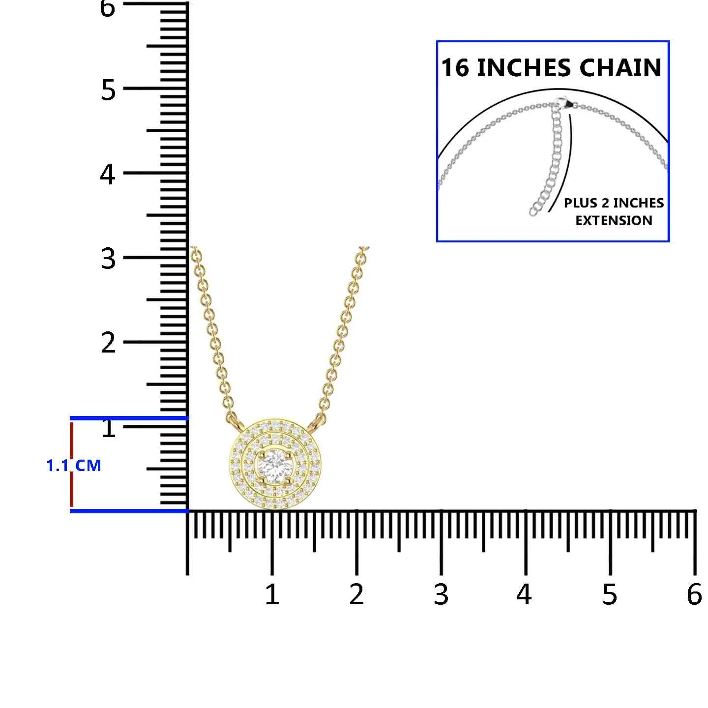 Modern Sterling Silver Pendant Necklace