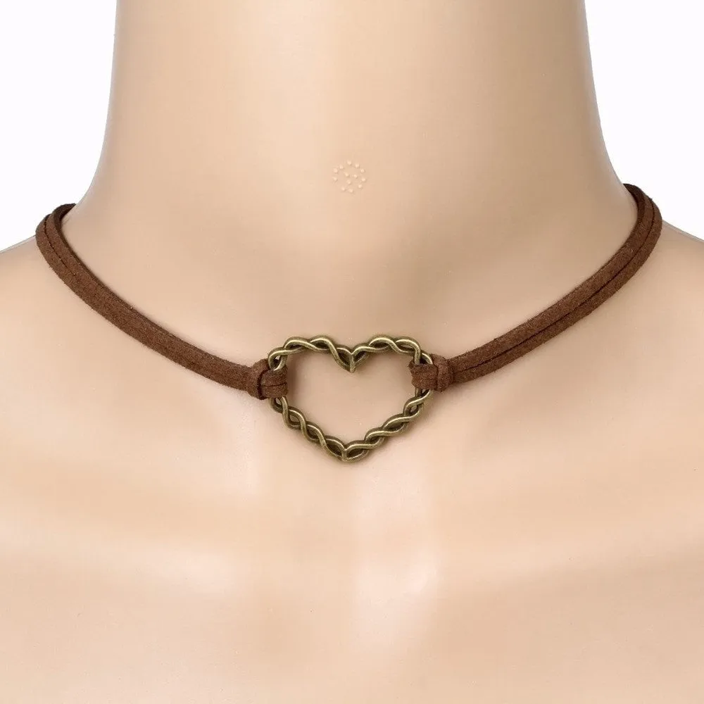 New Heart Velvet Choker