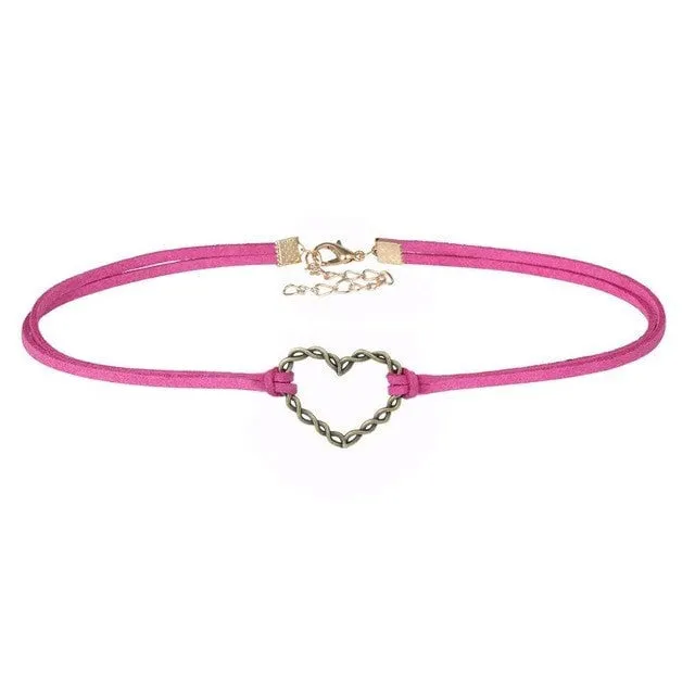 New Heart Velvet Choker