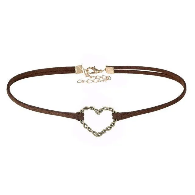 New Heart Velvet Choker