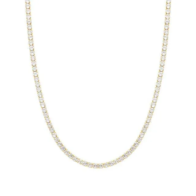 Nomination Chic&Charm Necklace, Tennis, White Cubic Zirconia, Gold