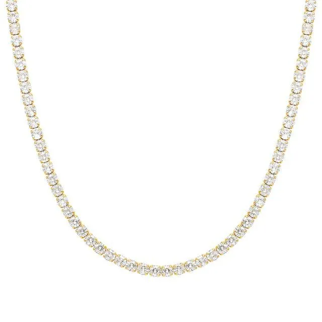 Nomination Chic&Charm Necklace, Tennis, White Cubic Zirconia, Gold