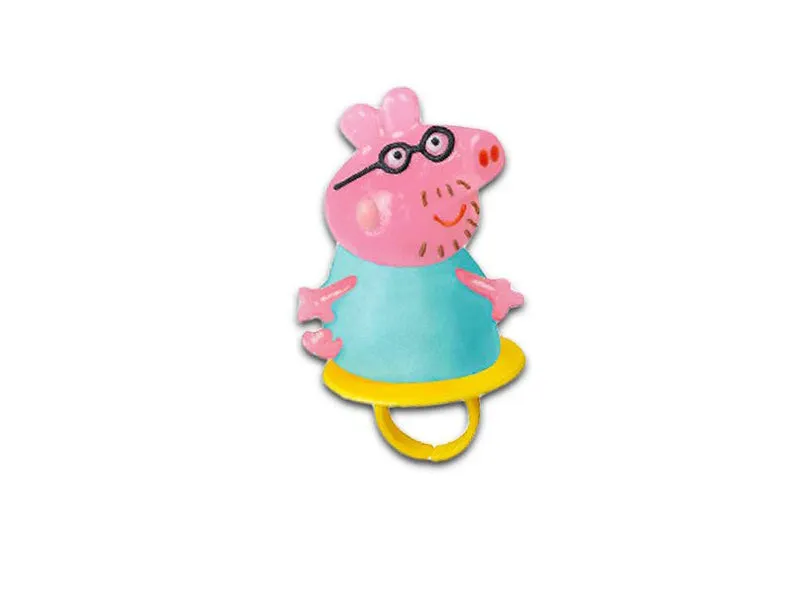 Peppa Pig Lollipop Rings Birthday Party Favors - Buy 18 Pack Jar/Tub or Individual Lollipop