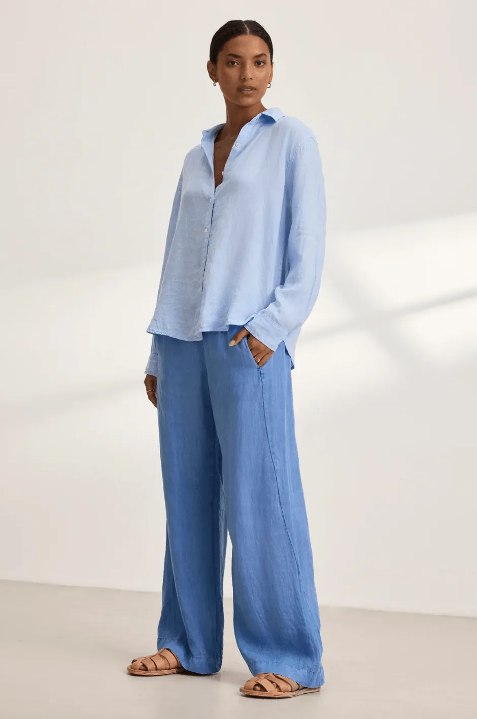 Stephanie Linen Pant by Cleo Wade