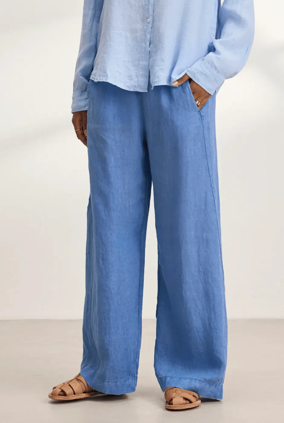 Stephanie Linen Pant by Cleo Wade
