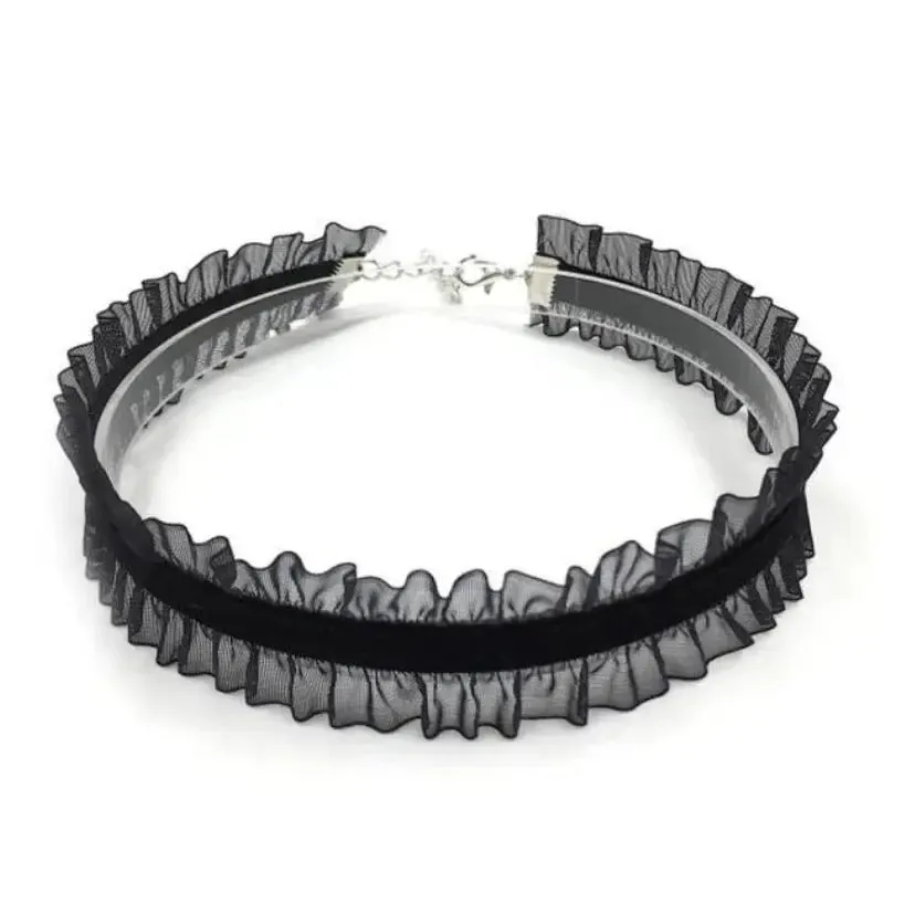 Velvet Fashion Choker Necklace for Women & Girls - Vintage Lace Necklace with Pendants