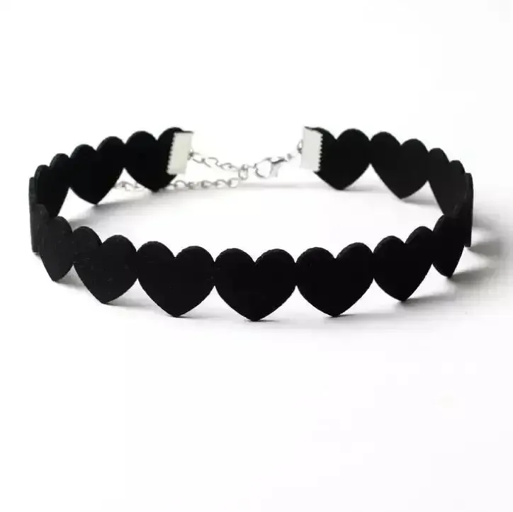 Velvet Fashion Choker Necklace for Women & Girls - Vintage Lace Necklace with Pendants
