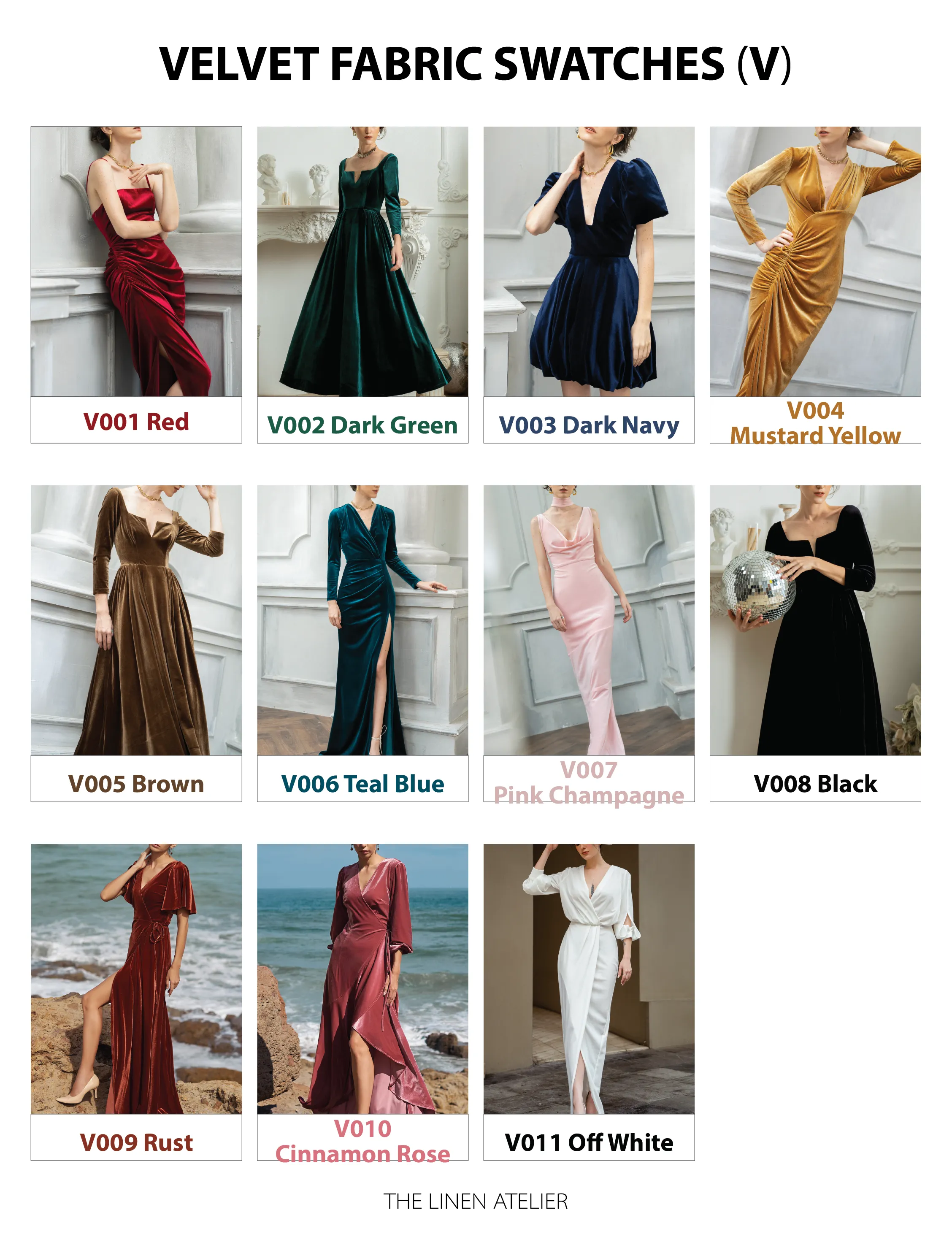 YULIA Wedding Guest Velvet Dress
